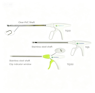 Factory Supply Medical Articulated Disposable Clip Applier Single-Use Ligating Clip Applier with CE Certificate