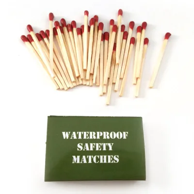 Manufacturer Direct Sales Supply of Waterproof Matches Outdoor Emergency Matches Survival Equipment Ignition Tool Safety Matches