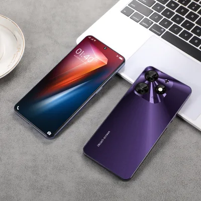 Luxury OEM Mobile Phone Wholesale 100 RS MTK LTE HD Dual SIM 6.8" Display 120Hz Refresh Rate 5000mAh Battery French German