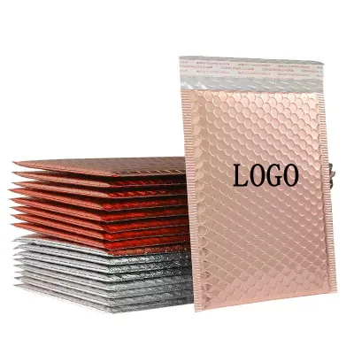 Custom Logo Eco-Friendly Matte Pink Poly for Shipping Bags Envelopes Personalized Mailers 0.2mm Thick Packaging for