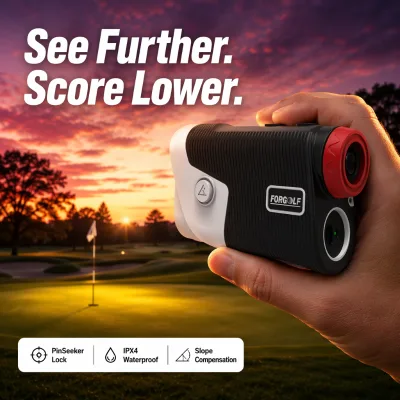 Gogogo Sport Laser Rangefinder for Golf & Hunting Range Finder Gift Distance Measuring with High-Precision Flag Pole Locking