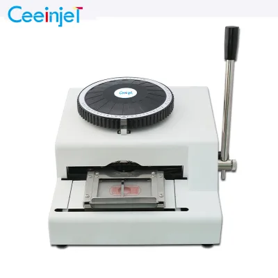 Metal Tag Embossed Stainless Steel Army Dogtag Embossing Machine