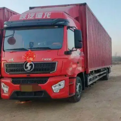 Shaanxi Delong L5000 Elite Edition 6.8L Diesel 270 HP 4x2 Fashit 8-speed Swap Body Truck Single Axle Used Weichai Cargo Truck