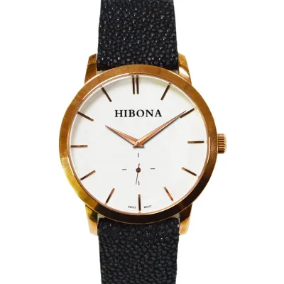 Vintage Men Quartz Movement Natural Handmade Custom logo Wristwatch Men Simple Watches