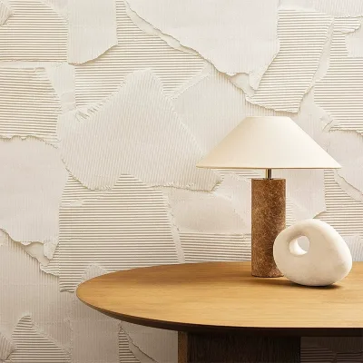 Modern Designer Marble Base LED Desk Lamp with AC Power Linen Fabric Shade for Bedroom Home Decor