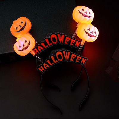 Wholesale Party Headband Led Halloween Pumpkin Lamp Headband LED Light Headband