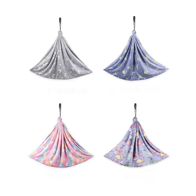 Gym Indoor Playground Playroom Kids Luminous Sport Activities Sensory Yoga Swing Hammock Chair Polyester Florescent Light