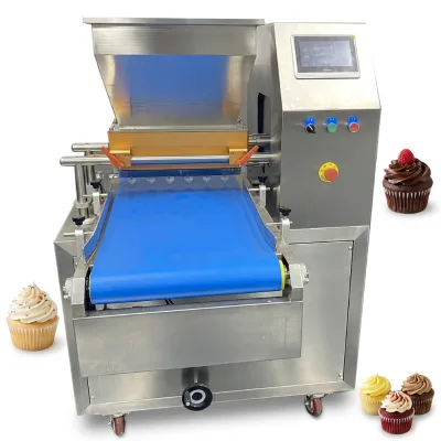 Cream Puff and Eclair Choux Filler with Precision Pastry Injector for French Patisserie Production