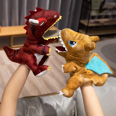 Interactive Games Toys Dinosaurs Plush Hand Puppets Kids Role Play Dinosaurs Hand Puppet