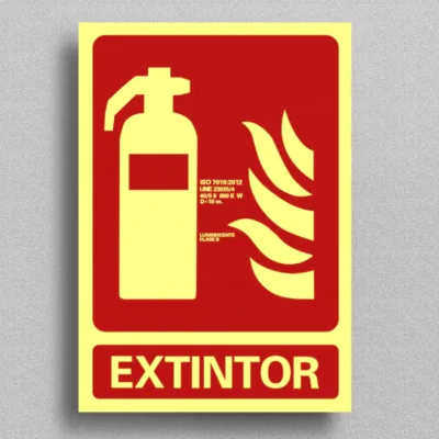 Factory Custom Fire Extinguisher Sign - PVC (200mmx300mm) Fire Sign