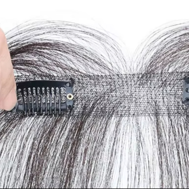 Swiss Lace Hairline Frontal Pre Plucked Wig Bangs Clip