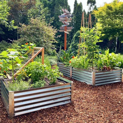 Modern Raised Garden Bed Raised Garden Bed Galvanized Raised Garden Bed Metal
