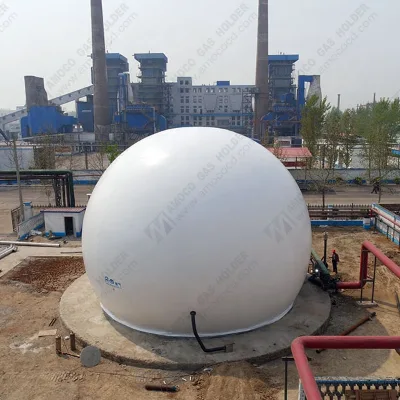 2015 Hot Sale Methane Gas Storage Tank Farm Waste Biogas Plant