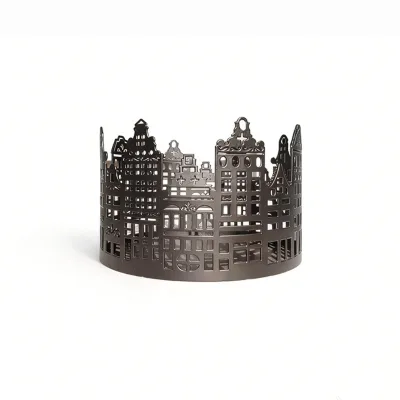 Unique Metal Cityscape Candle Holder Decorative Skyline Tealight Lantern for Home Decor & Gifts Wholesale & Custom Design