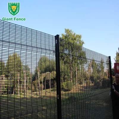 ISO 9001 Certified 358 High Security 3D Anti-Cut Anti-Climb Modern PVC Coated Airport Safety Fence Industrial Commercial