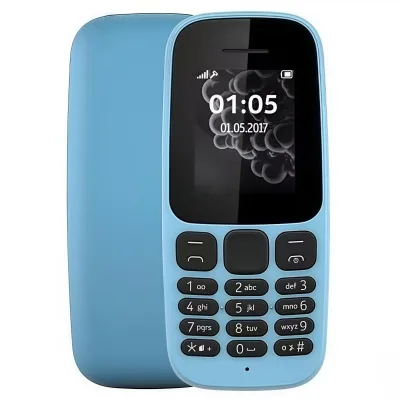 Wholesale 105 2017 GSM Quad-Band Non-Smartphone Bar Design Dual-SIM Elderly Feature Key Pad Phone with Large Buttons