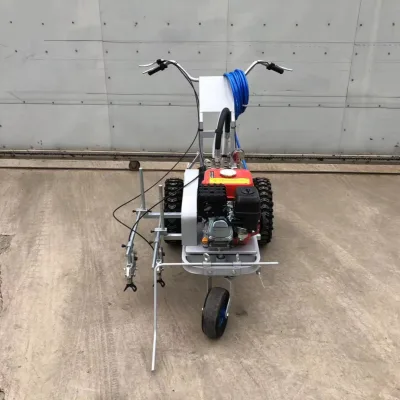 Factory-to-Customer 6.5HP 4-Stroke Gasoline Engine Cold Paint Line Marker, Off-road Tire Design for Complex Construction Site