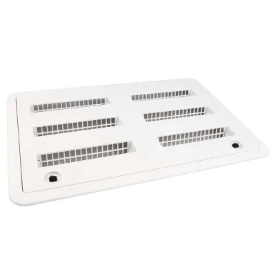 Ed360 RV Exterior Accessories Refrigerator Access Door/Panel/Vent Exterior Polar White 24" for Camper Caravan Motorhome