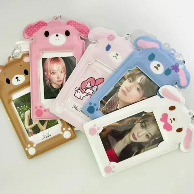 Manufacturer Plastic Custom PVC Mini K-pop Photocard Holder Lomo Card PC Cardholder Plastic PVC Kpop Case Photocard Holder