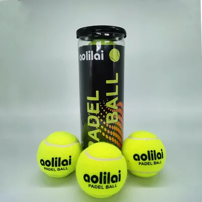 Tournament Standard Padel Ball Natural Rubber Core Uniform Bounce for Pro Match Events