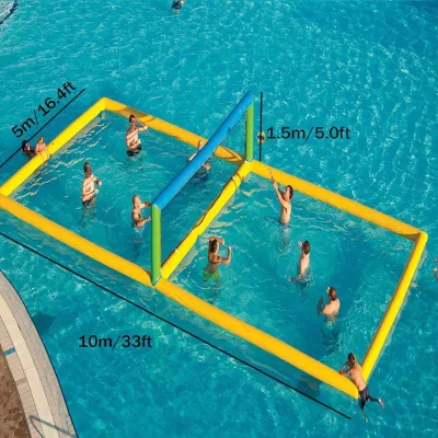 Portable Inflatable Volleyball Court for Kids and Adults with Quick Setup for Outdoor Fun