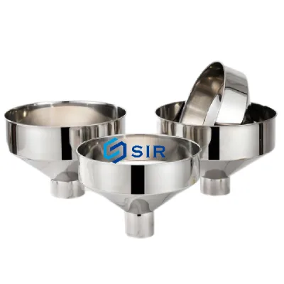 Commercial Large Stainless Steel Industrial Multipurpose Funnel-SIR Brand Model S25031502 Custom Shape MOQ 100pcs