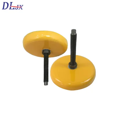 Wholesale DONGLING Anti-Vibration Iron Base Load Bearing Machine Mount Lathe CNC Machine Mount 600-1500kg Yellow 80-315mm OD