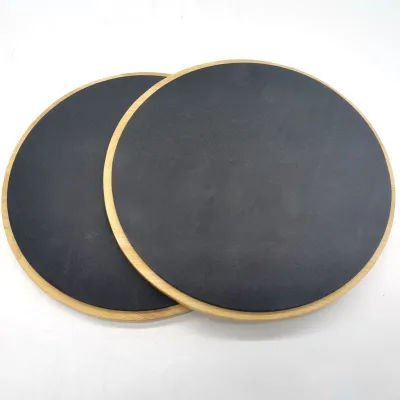 New Arrival Eco-friendly Non-slip Bamboo Material Core Sliders Gliding Disk Wholesale