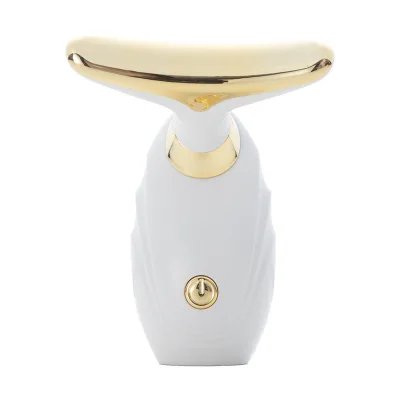 Moderate Skin Stimulation of Beauty Instrument Helps Brighten Dull Complexion on Neck Keeps Supple Skin