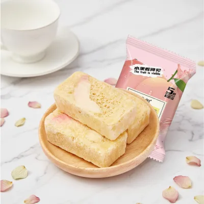 Freeze Dried Water Dense Peach Oolong Tea, Cool and Refreshing, Low Calorie, Natural and Authentic Fruit Flesh, Healthy Drink.