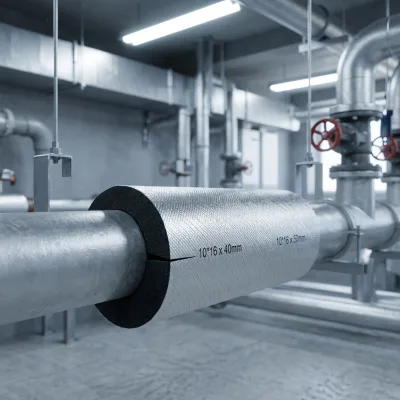 Silver XLPE Foam HVAC Duct Insulation Hose Soundproof Fireproof Thermal Pipe Wrap for Air Conditioning Refrigeration
