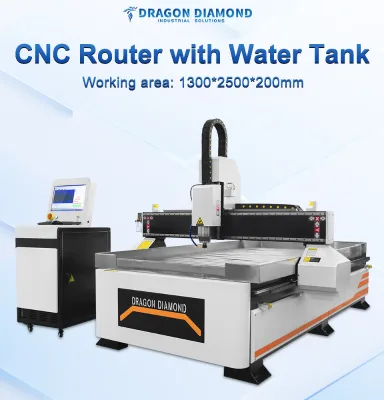 Industrial 1325 CNC Stone Router Stone Engraver with Aluminum Water Tank for Stone Marble Granite Engraving