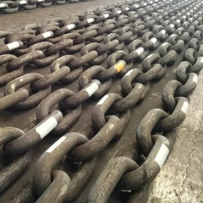 R4 107mm Offshore Mooring Chain China Apply to Deep Sea Aquaculture with CCS Certificate