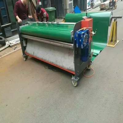 Industrial Belt PVC PU Rubber Belt Cutting Slitting Machine with Winding and Unwinding Device