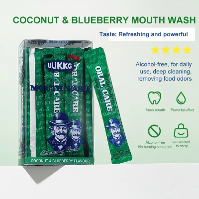 UUKKG Factory Direct Disposable Strip Pack Mouthwash Multi Fruit Mint Ginger Taste Portable Travel Hotel Daily Oral Care Mouth