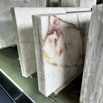 Afghanistan Onyx Ice Flake White Onyx Marble Natural Stone Jade Onyx