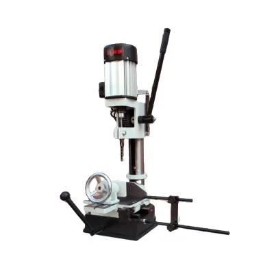 Portable Woodworking Tenon Chisel Mortiser Machine Strong Stability Used Bench Wood Drill Door Lock Portable Mortising