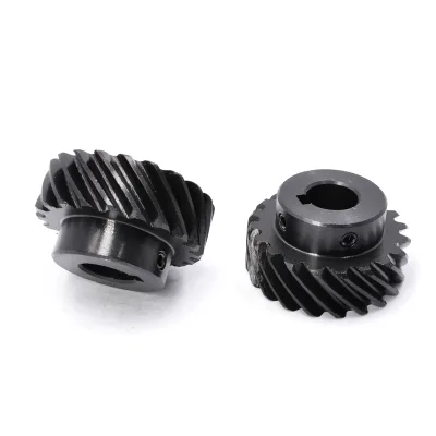 Factory Direct Sale 45 Steel Helical Gear1.5M to 2M Left Shaft Hardened Double Gear Boxes Reducer Gears