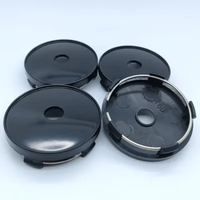 Car Blank Wheel Hub Center Cap Black 60mm Rim Cover Auto No Logo Badge Universal Car Wheel Rims Center Hubcap Cover