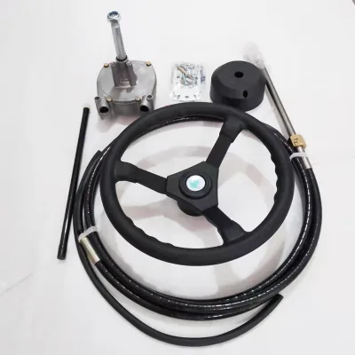 Marine Grade Steering Wheel for Boat Wholesale Mechanical Steering System for Speed Boats Dinghy