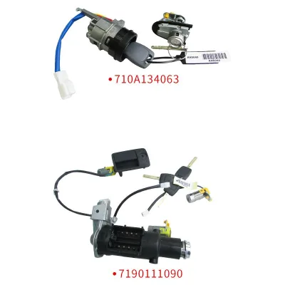 High Quality Automotive Spare Parts Full Car Lock Key Set OEM 710A134063 7190111090 Suitable for Ssangyong