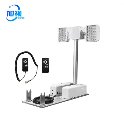 1.2M 2*150W LED EMERGENCY LIGHTHOUSE CAR ROOF-MOUNTED LIGHTHOUSE FIRE TRUCK PNEUMATIC LODGING PORTABLE MAST