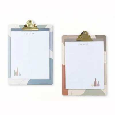 Best Price Office Paper Clip Board Write Clipboards Memo With Fasten Clip