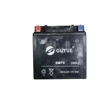 Motorcycle Battery Gel Battery 12V 9Ah Battery 6MF9 Battery Sealed Lead Acid Battery Three Wheeler Electric Tricycle Battery