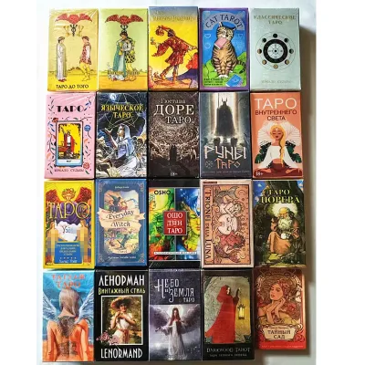 New in Stock Customized Russian TAPO Tarot & Oracle Cards-Paper Color Box Packaging