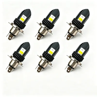 Motorcycle Lighting System Canbus Ready H4 Bulbs Motorcycle 3000LM 6500K 9003 HB2 with Perfect Beam Pattern