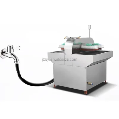 4000pcs/H Automatic Round Glass Bottle Brushing Machine/ Plastic Perfume Bottle Bottle Cleaning Machine With Brushes