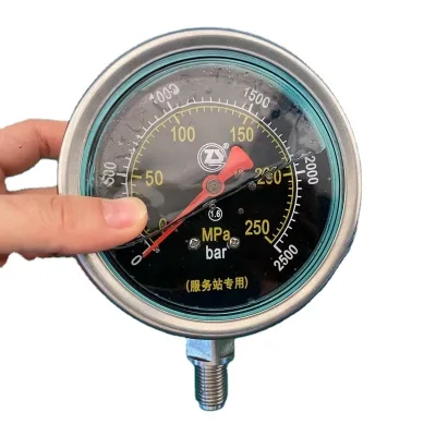 Aly Machine 250Mpa 400mpa 600Mpa Shockproof High Pressure Gauge M14*1.5 Common Rail Pump Plunger Pressure Test