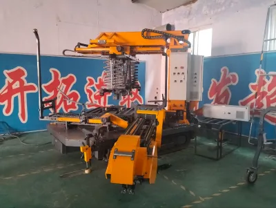 Ground Construction 360 Rotation Road Brick Paving Machine Full Automatic Motor Brick Paver Machine 45pcs/min 3000W Pier