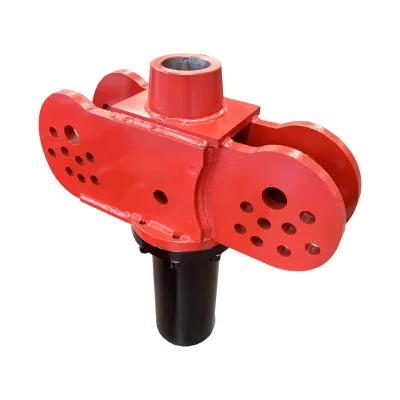 New Hydraulic Concrete Pile Cutting Machine Round Pile Breaker/Cropper Factory No.45 Steel